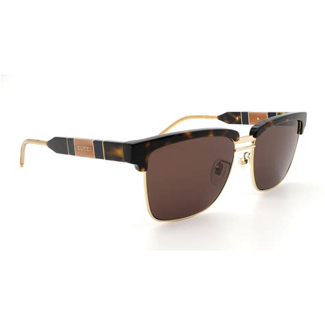 gucci havana gold sunglasses|gucci foldable aviator sunglasses.